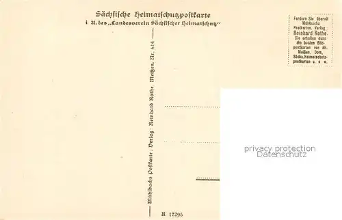 AK / Ansichtskarte Alt_Meissen_Elbe Leinewebergasse Saechsische Heimatschutzpostkarte Folge 23 Nr. 2 Alt_Meissen_Elbe