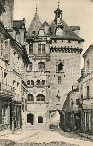 AK / Ansichtskarte Loches_Indre_et_Loire Hotel de Ville Loches_Indre_et_Loire