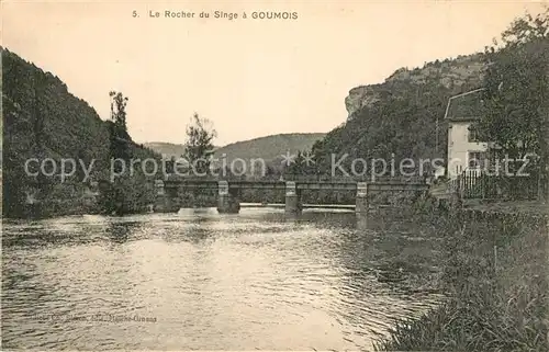 AK / Ansichtskarte Goumois_Doubs Le Rocher du Singe Goumois Doubs