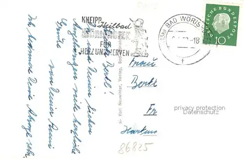 AK / Ansichtskarte Bad_Woerishofen Kneippstrasse Bad_Woerishofen