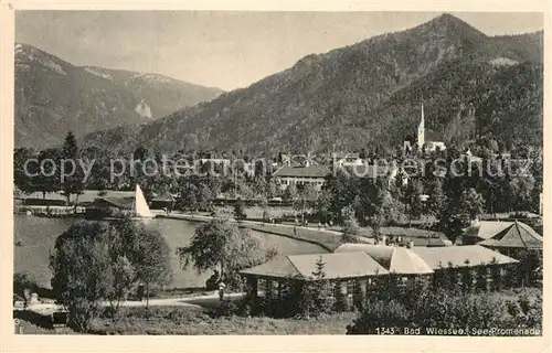 AK / Ansichtskarte Bad_Wiessee Seepromenade Bad_Wiessee