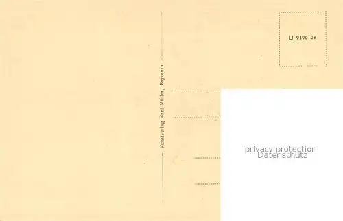 AK / Ansichtskarte Kulmbach Plassenburg Schoener Hof Glockenturm Kulmbach