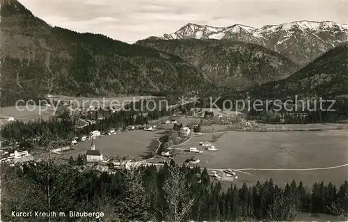 AK / Ansichtskarte Kreuth_Tegernsee mit Blauberge Kreuth Tegernsee
