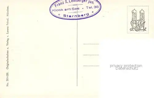 AK / Ansichtskarte Starnberg_See mit Karwendel Gebirge Starnberg See