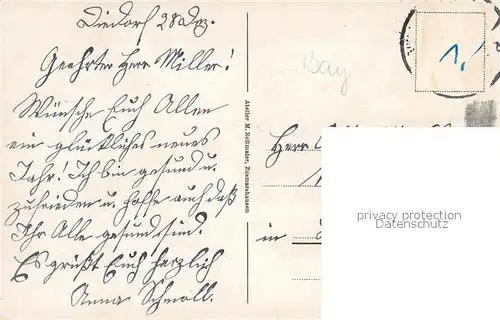 AK / Ansichtskarte Dinkelscherben Spitalkirche Inneres Dinkelscherben