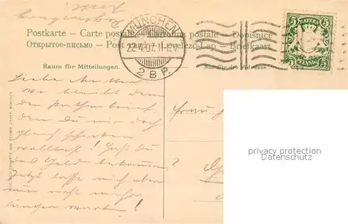 AK / Ansichtskarte Muenchen Blick von der Maximilianskirche Muenchen