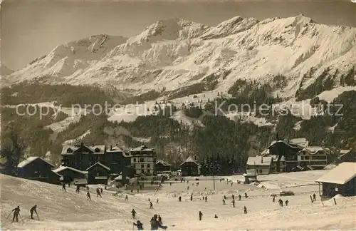 AK / Ansichtskarte Wengen_BE Schwarzberg und Weissberg Wengen_BE
