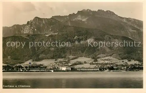 AK / Ansichtskarte Chiemsee Rasthaus Chiemsee