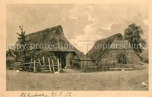 AK / Ansichtskarte Oldenburg_Niedersachsen Fischerhaeuser  Oldenburg Niedersachsen