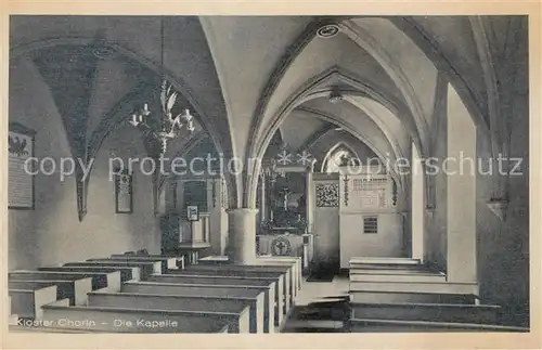 AK / Ansichtskarte Chorin Kloster Kapelle Chorin