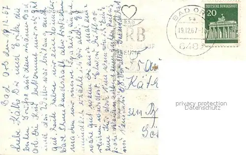 AK / Ansichtskarte Bad_Orb Hotel Bad_Orb