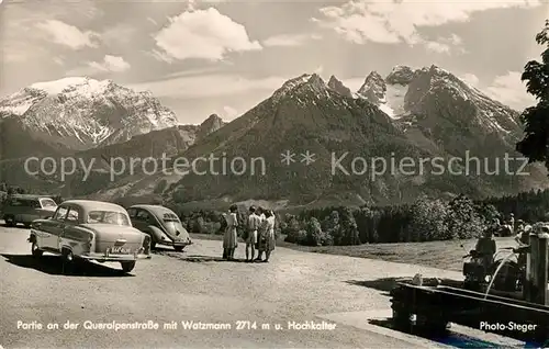 AK / Ansichtskarte Watzmann Queralpenstrasse Hochkalter Watzmann