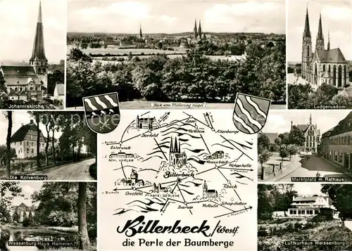 AK / Ansichtskarte Billerbeck_Westfalen Kolvenburg Wasserburg Haus Hameren  Billerbeck_Westfalen