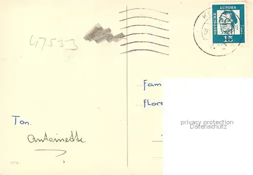 AK / Ansichtskarte Kleve Bahnhof Schwanenburg Amphitheater Schuesterken Kleve