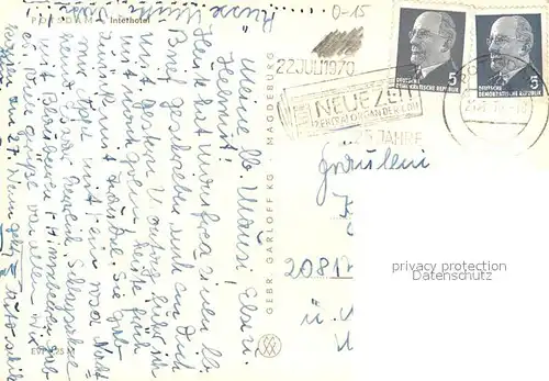 AK / Ansichtskarte Potsdam Interhotel  Potsdam