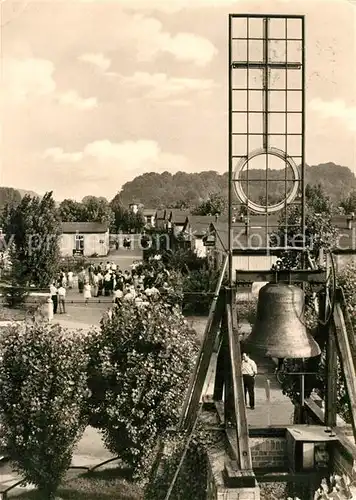 AK / Ansichtskarte Friedland_Goettingen Grenzdurchgangslager Friedlandglocke  Friedland_Goettingen