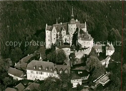 AK / Ansichtskarte Burg_Lauenstein_Frankenwald Fliegeraufnahme Burg_Lauenstein