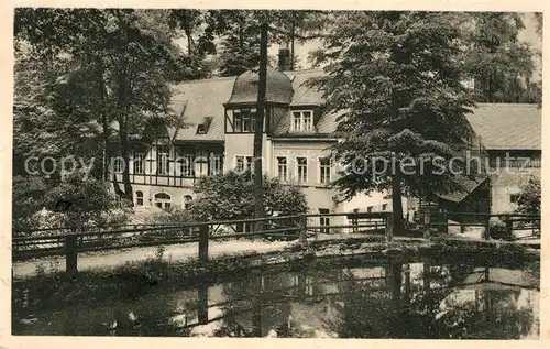 AK / Ansichtskarte Pillnitz Meixmuehle mit Karpfenteich im Friedrichsgrund Pillnitz