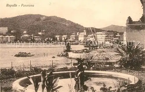 AK / Ansichtskarte Rapallo_Liguria Panorama Rapallo Liguria