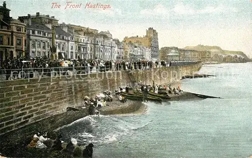 AK / Ansichtskarte Hastings_East_Sussex The Front Hastings_East_Sussex