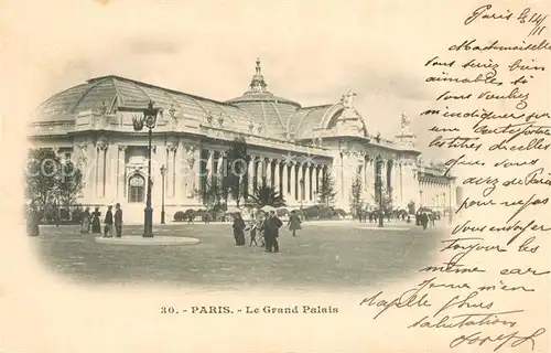 AK / Ansichtskarte Paris Grand Palais Paris