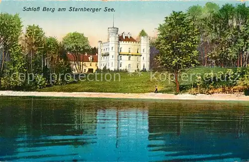 AK / Ansichtskarte Starnbergersee Schloss Berg Starnbergersee