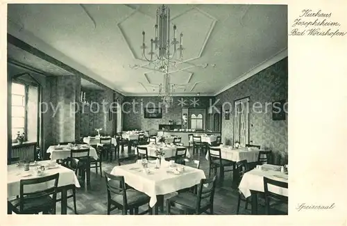 AK / Ansichtskarte Bad_Woerishofen Kurhaus Josephsheim Bad_Woerishofen