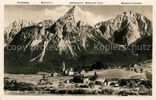 AK / Ansichtskarte Lermoos_Tirol mit Miemingergruppe Lermoos Tirol