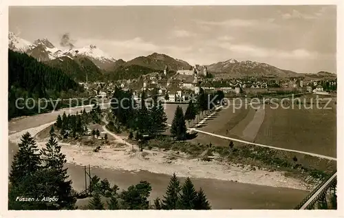 AK / Ansichtskarte Fuessen_Allgaeu Panorama Fuessen Allgaeu