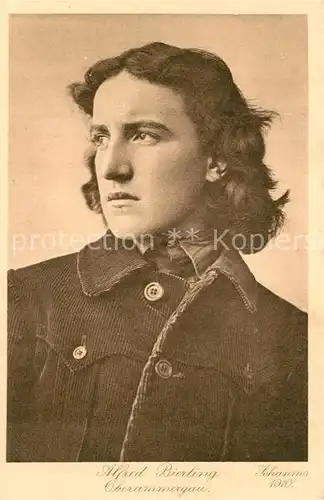 AK / Ansichtskarte Oberammergau Portrait Alfred Bierling Oberammergau