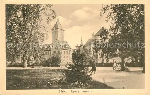 AK / Ansichtskarte Zuerich_ZH Landesmuseum Zuerich_ZH