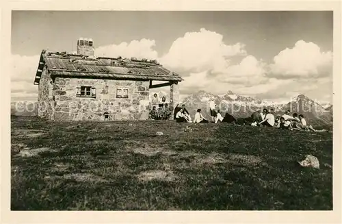 AK / Ansichtskarte St_Moritz_GR Corviglia Huette St_Moritz_GR