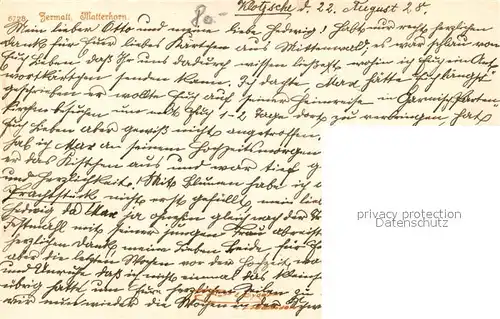 AK / Ansichtskarte Zermatt_VS Matterhorn Zermatt_VS