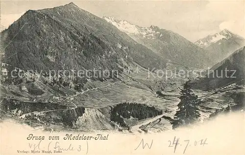 AK / Ansichtskarte Medels_Platta_Oberland Medelser Thal Medels_Platta_Oberland