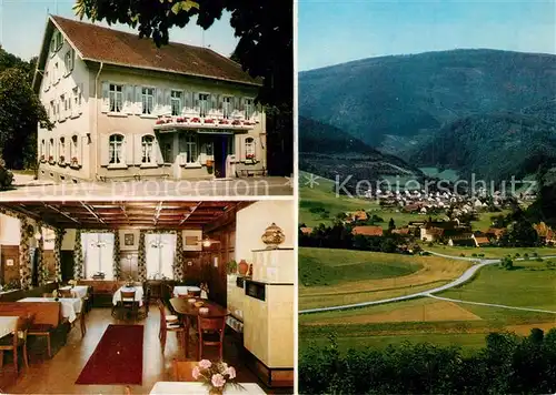 AK / Ansichtskarte Oberried_Breisgau Gasthaus Pension Sternen Post Gaststube Panorama Oberried Breisgau