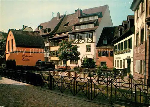 AK / Ansichtskarte Freiburg_Breisgau Die Insel mit Sichelschmiede Freiburg Breisgau