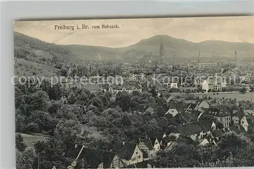 AK / Ansichtskarte Freiburg_Breisgau Blick vom Hebsack Freiburg Breisgau