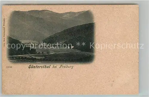 AK / Ansichtskarte Guenterstal_Freiburg Panorama Guenterstal_Freiburg