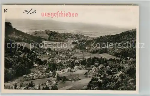 AK / Ansichtskarte Guenterstal_Freiburg Panorama Guenterstal_Freiburg