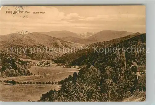 AK / Ansichtskarte Guenterstal_Freiburg Panorama Guenterstal_Freiburg