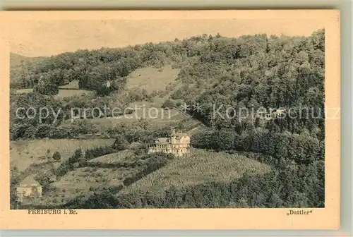 AK / Ansichtskarte Freiburg_Breisgau Hotel Dattler Freiburg Breisgau