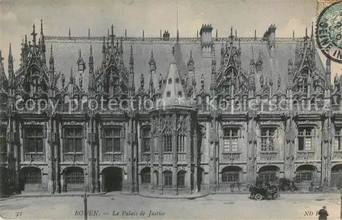 AK / Ansichtskarte Rouen Justizpalast Rouen