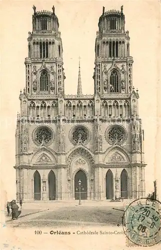 AK / Ansichtskarte Orleans_Loiret Kathedrale Sainte Croix Orleans_Loiret