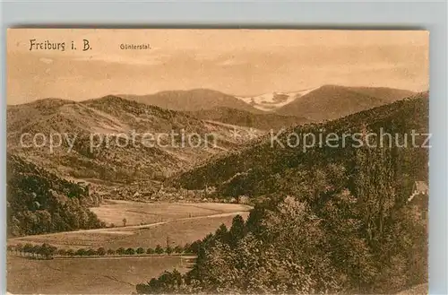 AK / Ansichtskarte Guenterstal_Freiburg Panorama Guenterstal_Freiburg