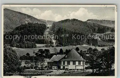 AK / Ansichtskarte Guenterstal_Freiburg Schwebebahn auf den Schauinsland Guenterstal_Freiburg