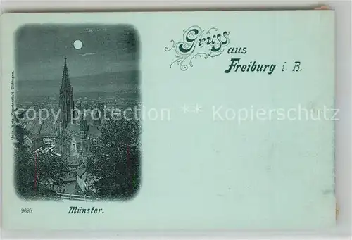 AK / Ansichtskarte Freiburg_Breisgau Muenster Freiburg Breisgau