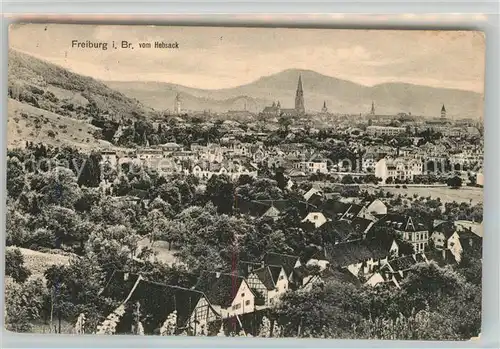 AK / Ansichtskarte Freiburg_Breisgau Blick vom Hebsack Freiburg Breisgau