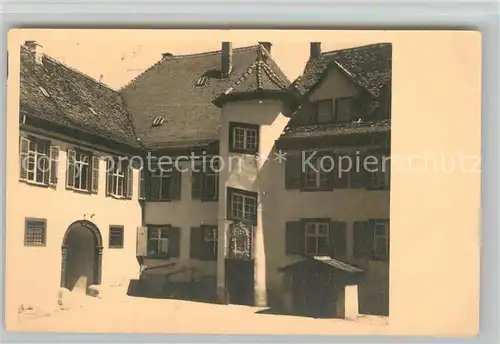 AK / Ansichtskarte Freiburg_Breisgau Hinterhof Freiburg Breisgau