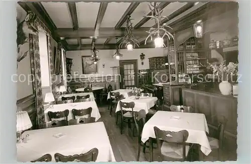 AK / Ansichtskarte Schauinsland Waldhotel Notschrei Gaststube Schauinsland