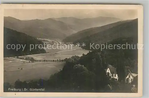 AK / Ansichtskarte Guenterstal_Freiburg Panorama Guenterstal_Freiburg